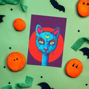 Hand-Painted 8" X 10" Acrylic Painting On Canvas Panel